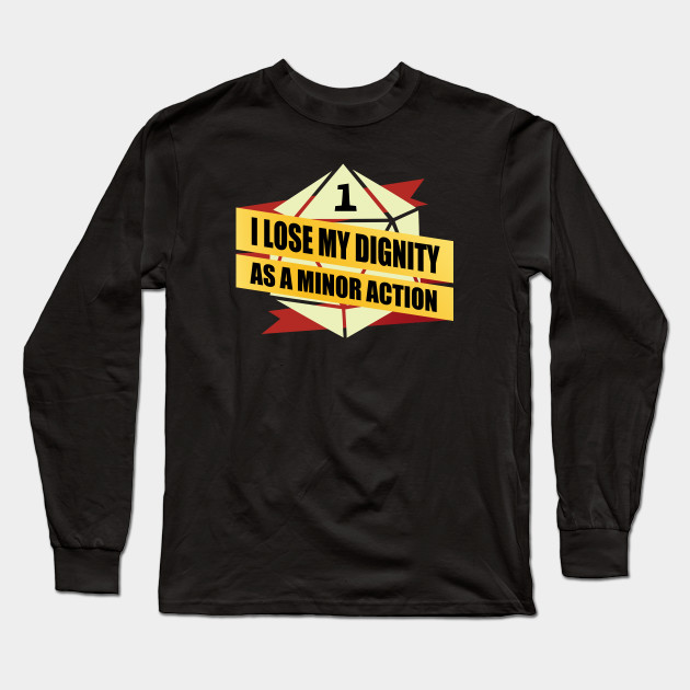 I Lose Dignity As A Minor Action
